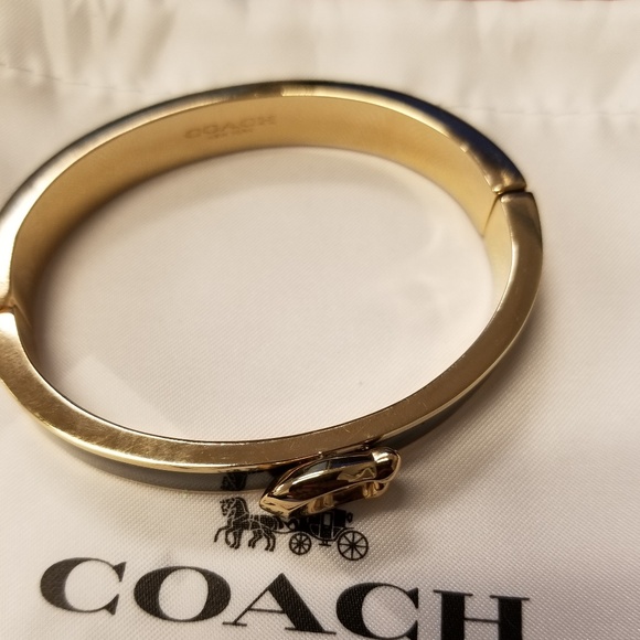 Coach signature hinged bangle NWOT - Picture 5 of 8